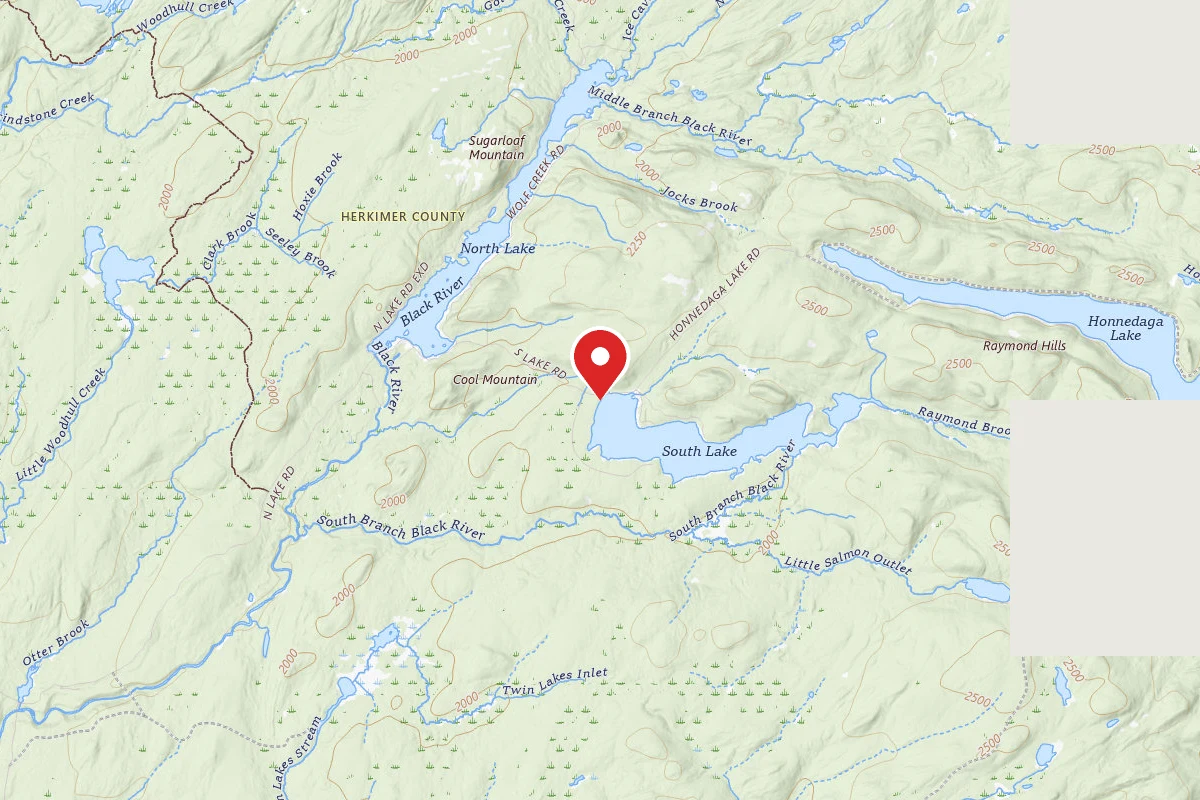 Designated South Lake Campsite 1
