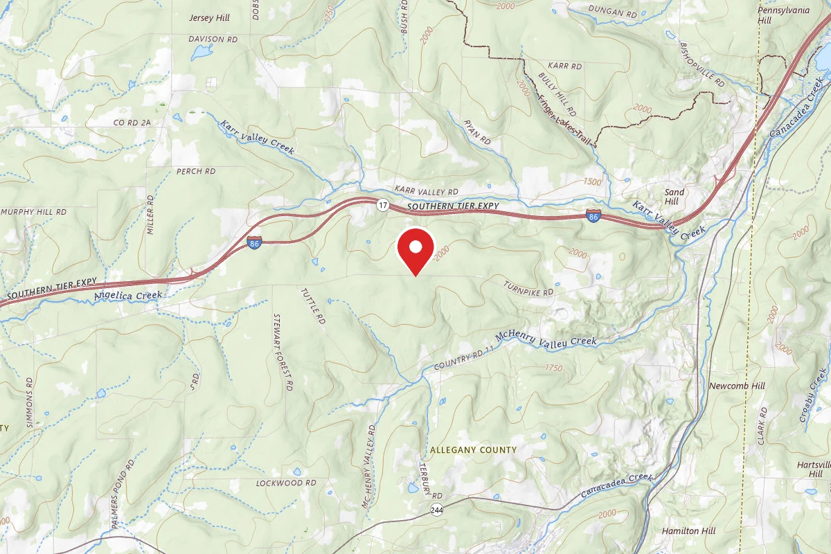 Dispersed Site near 42.3058, -77.8185