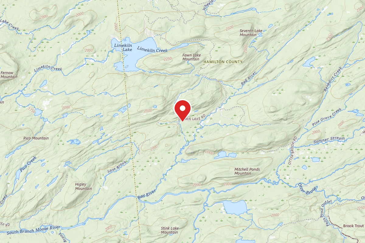 Moose River Plains Campsite 122