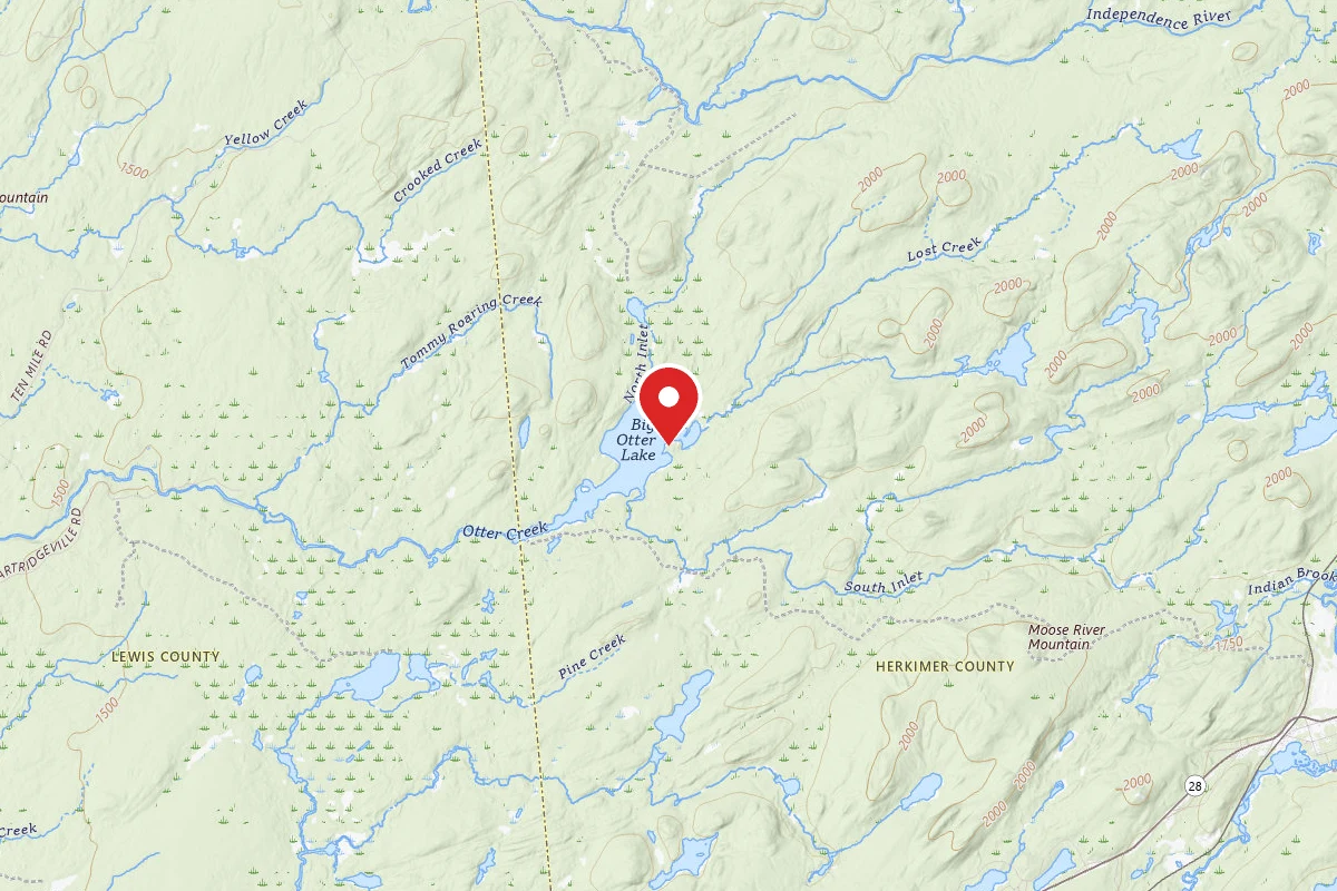 Dispersed Site near 43.7309, -75.1006