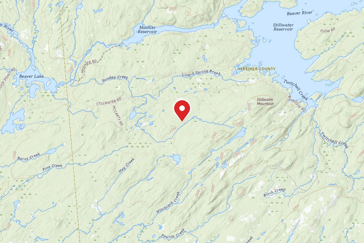 Dispersed Site near 43.8555, -75.0755