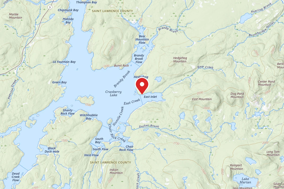 Cranberry Lake Campsite 12
