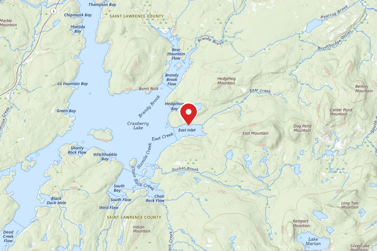 Cranberry Lake Campsite 13