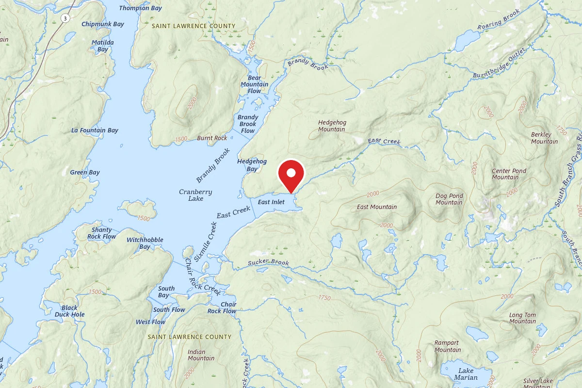 Cranberry Lake Campsite 14