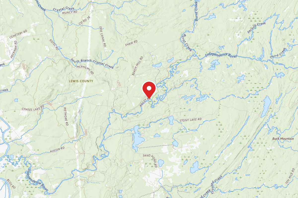 Dispersed Site near 43.7785, -75.2964