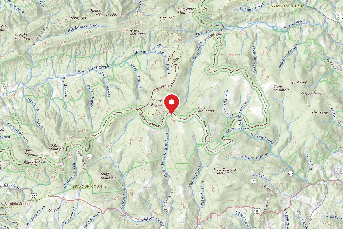 Thomas Knob Trail Shelter