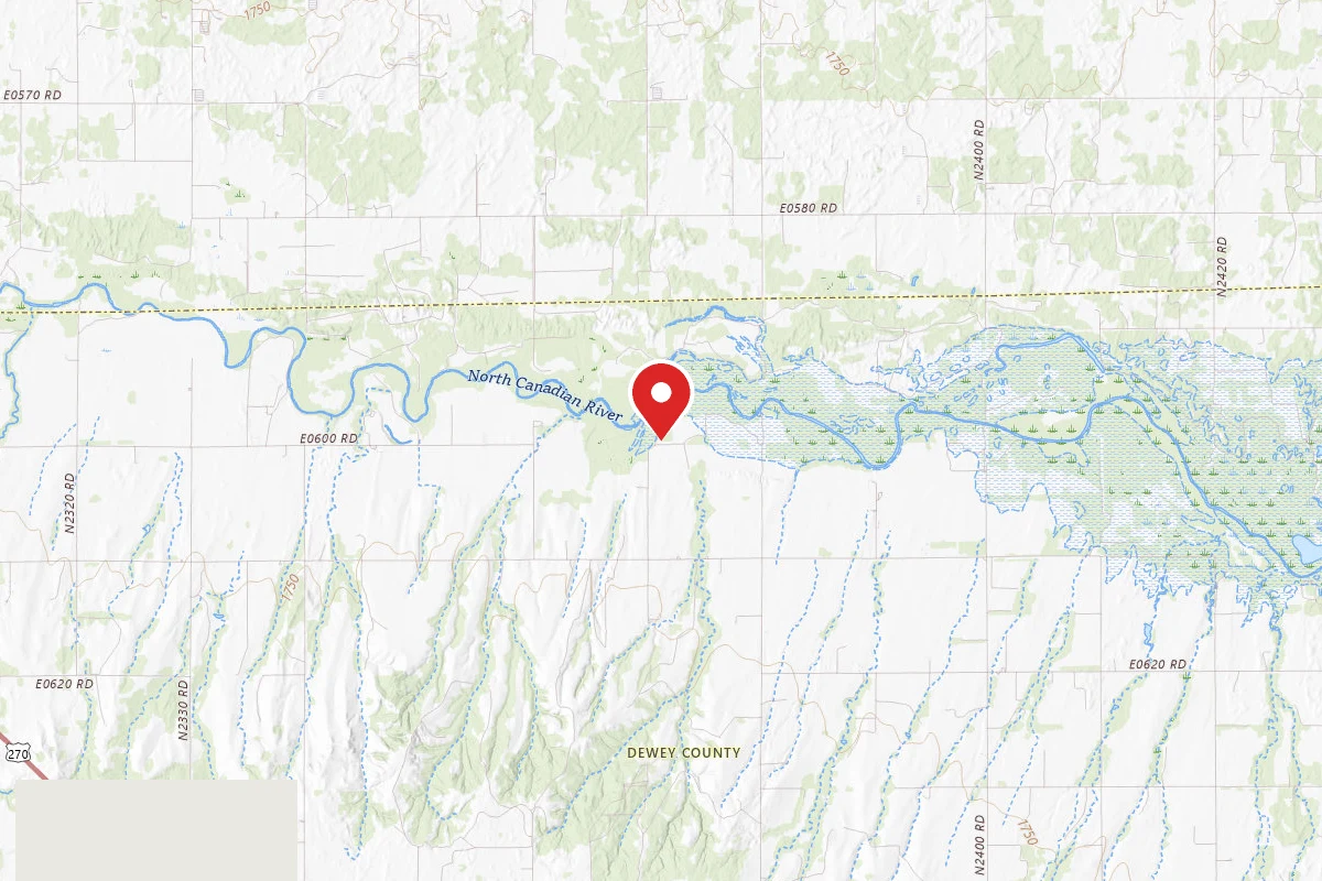 Dispersed Site near 36.1451, -98.7764