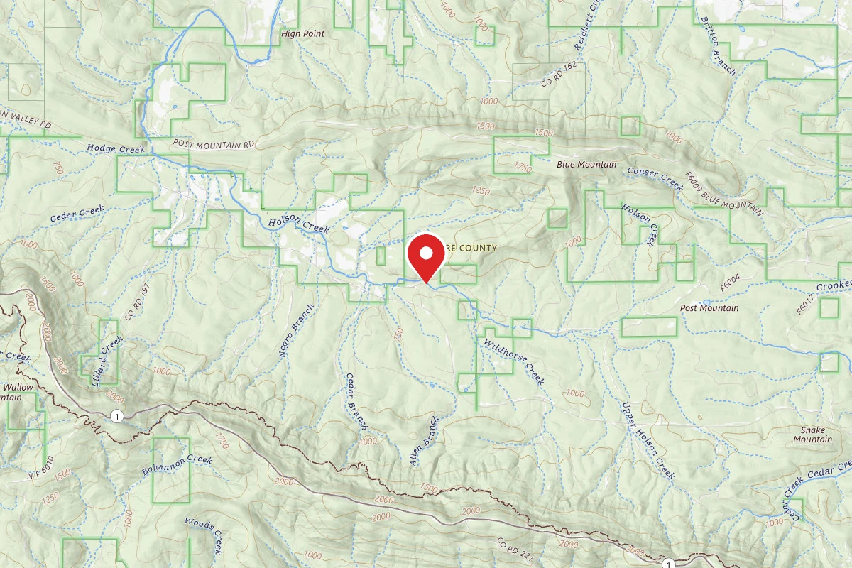 Dispersed Site near 34.7965, -94.8105