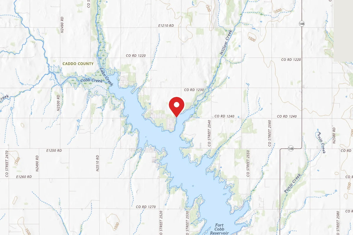 Dispersed Site near 35.2189, -98.4852