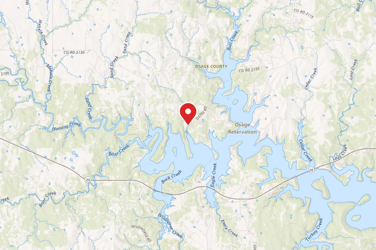 Dispersed Site near 36.4009, -96.2436