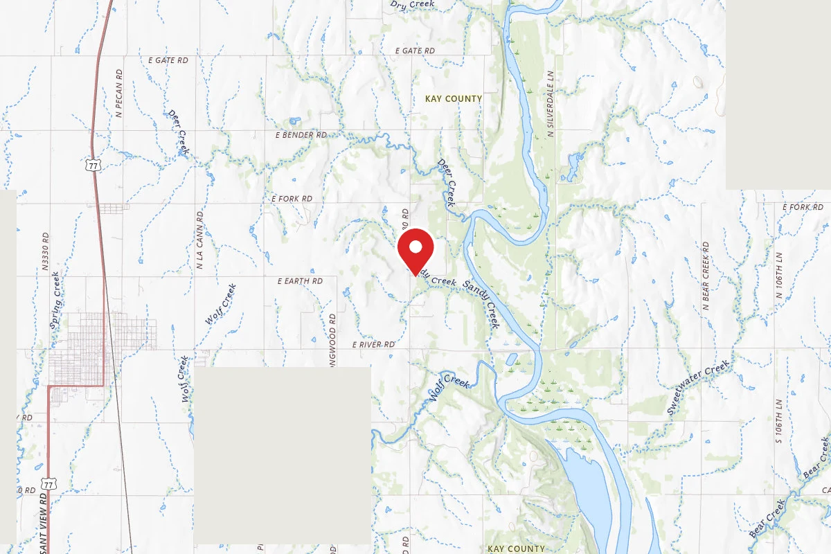 Dispersed Site near 36.8975, -96.9763