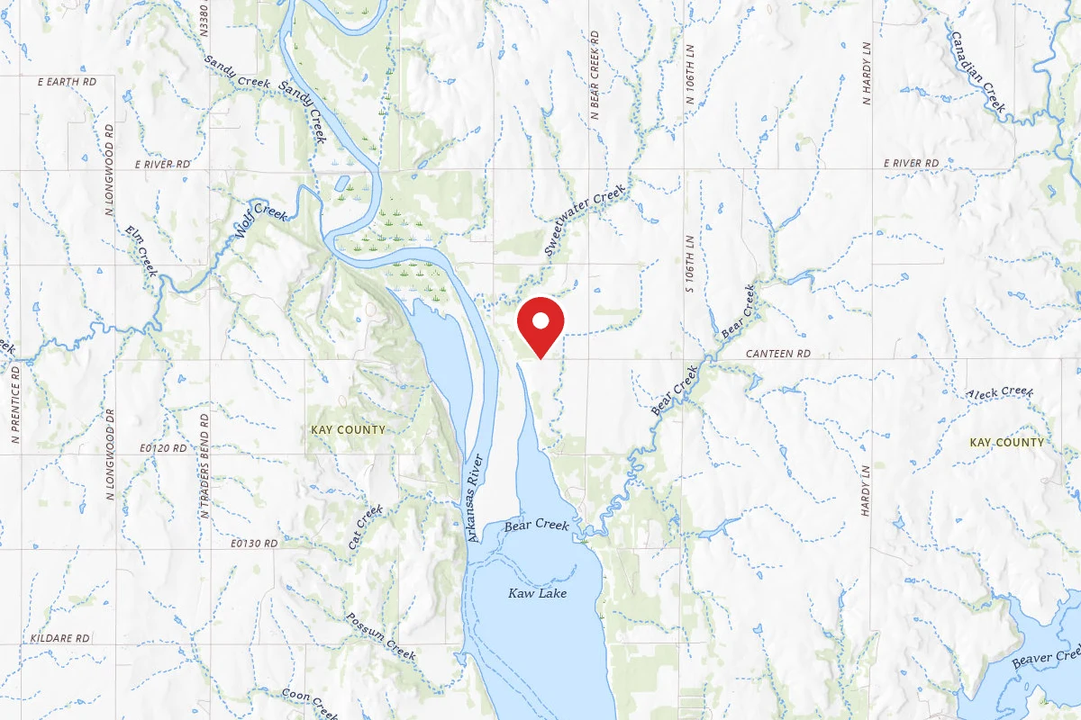 Dispersed Site near 36.8542, -96.9146