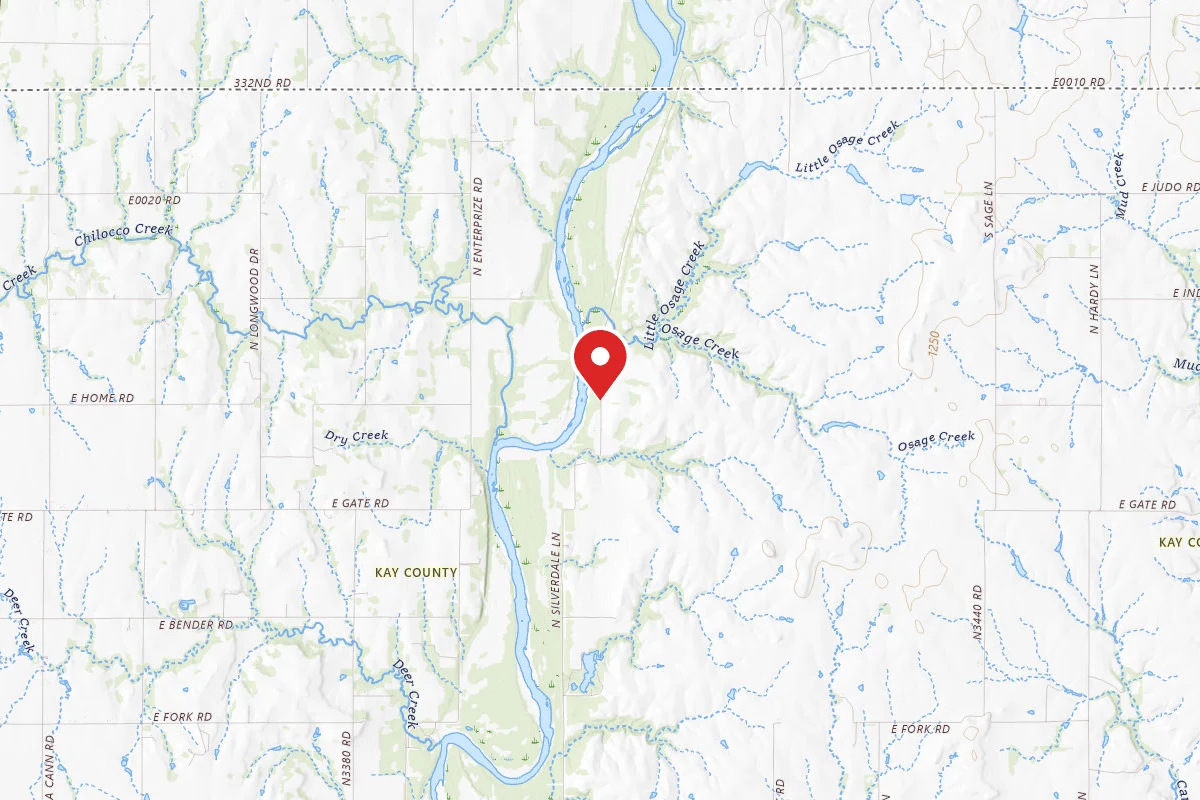 Dispersed Site near 36.9565, -96.9353