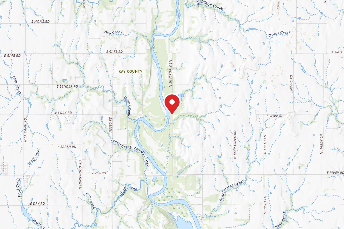 Dispersed Site near 36.9122, -96.9420