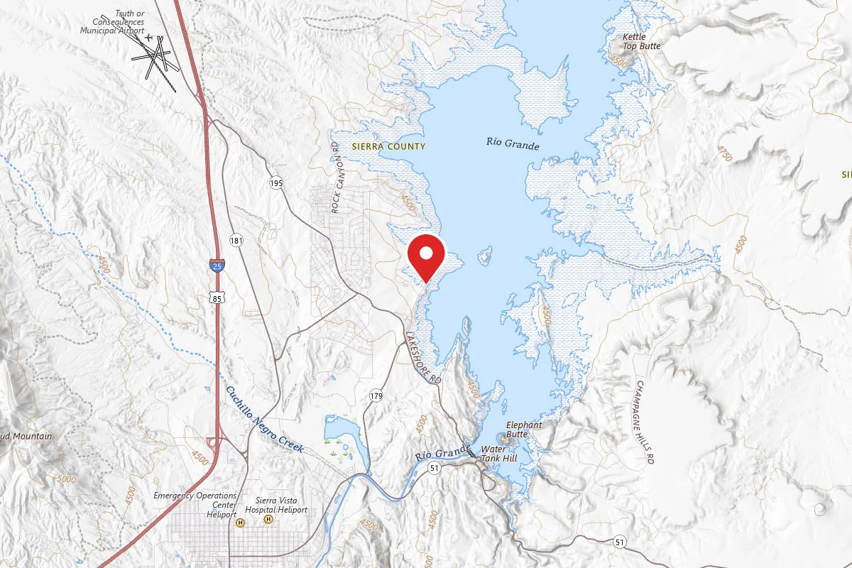 Ridge Road - Elephant Butte Lake State Park