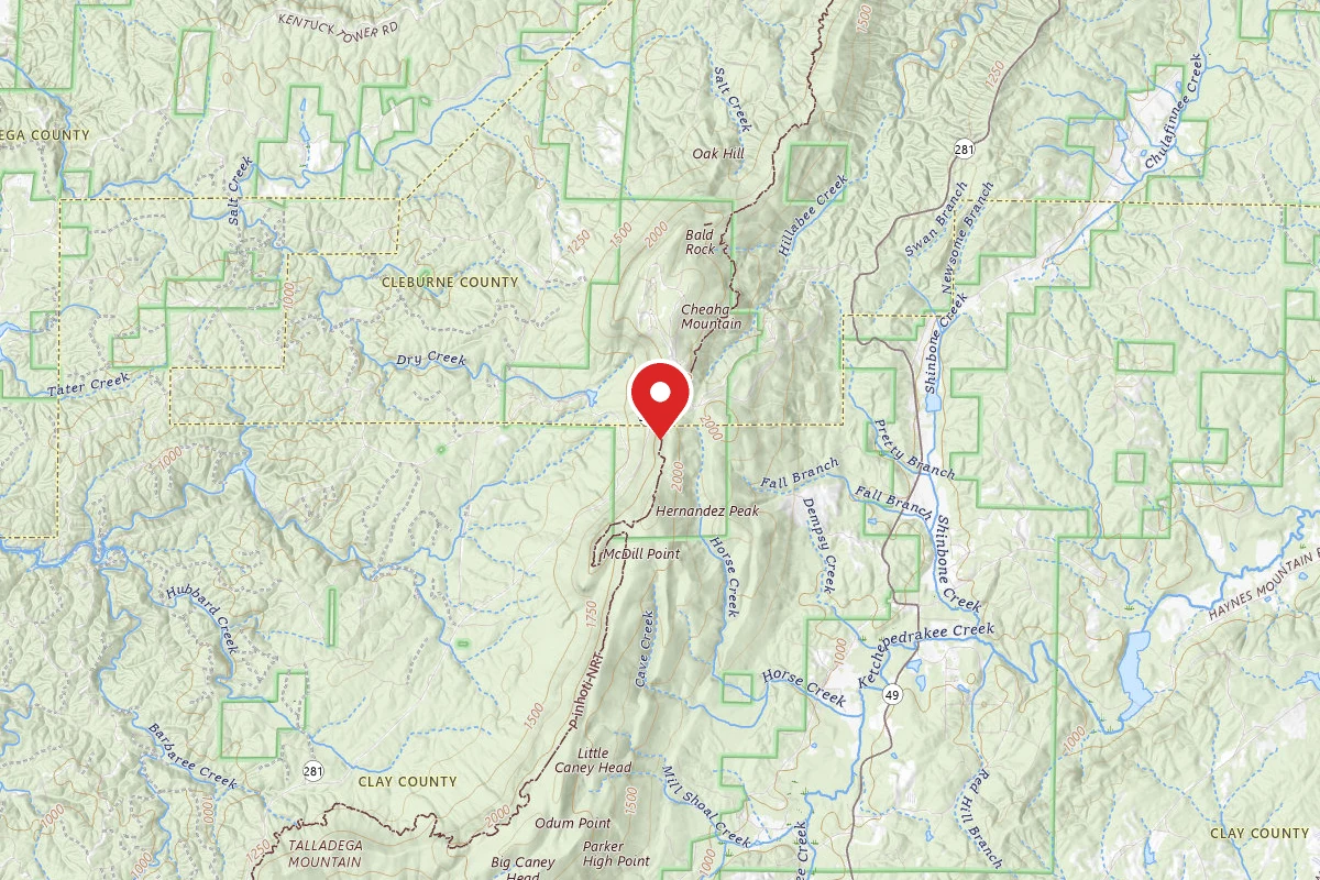Pinhoti Trail Backcountry Campground