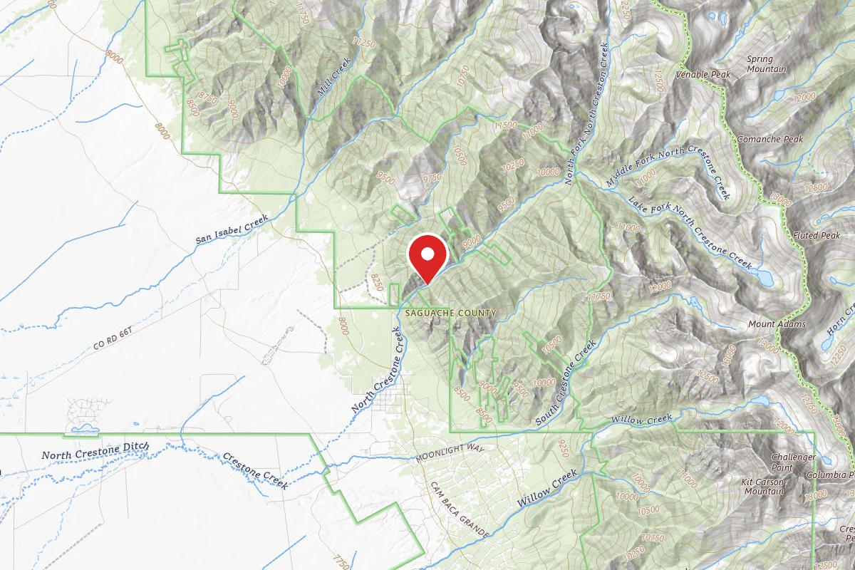 North Crestone Creek Campground
