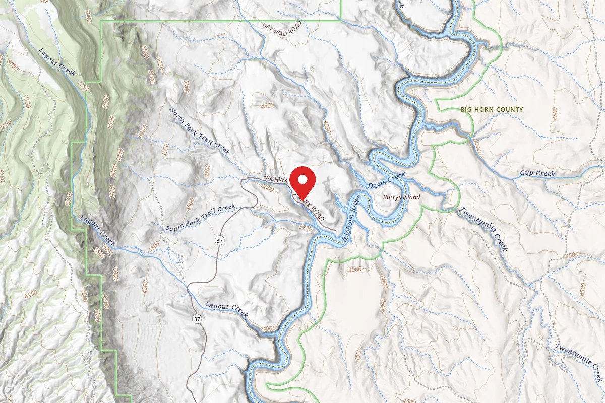 Trail Creek/Barrys Landing - Bighorn Canyon National Rec Area