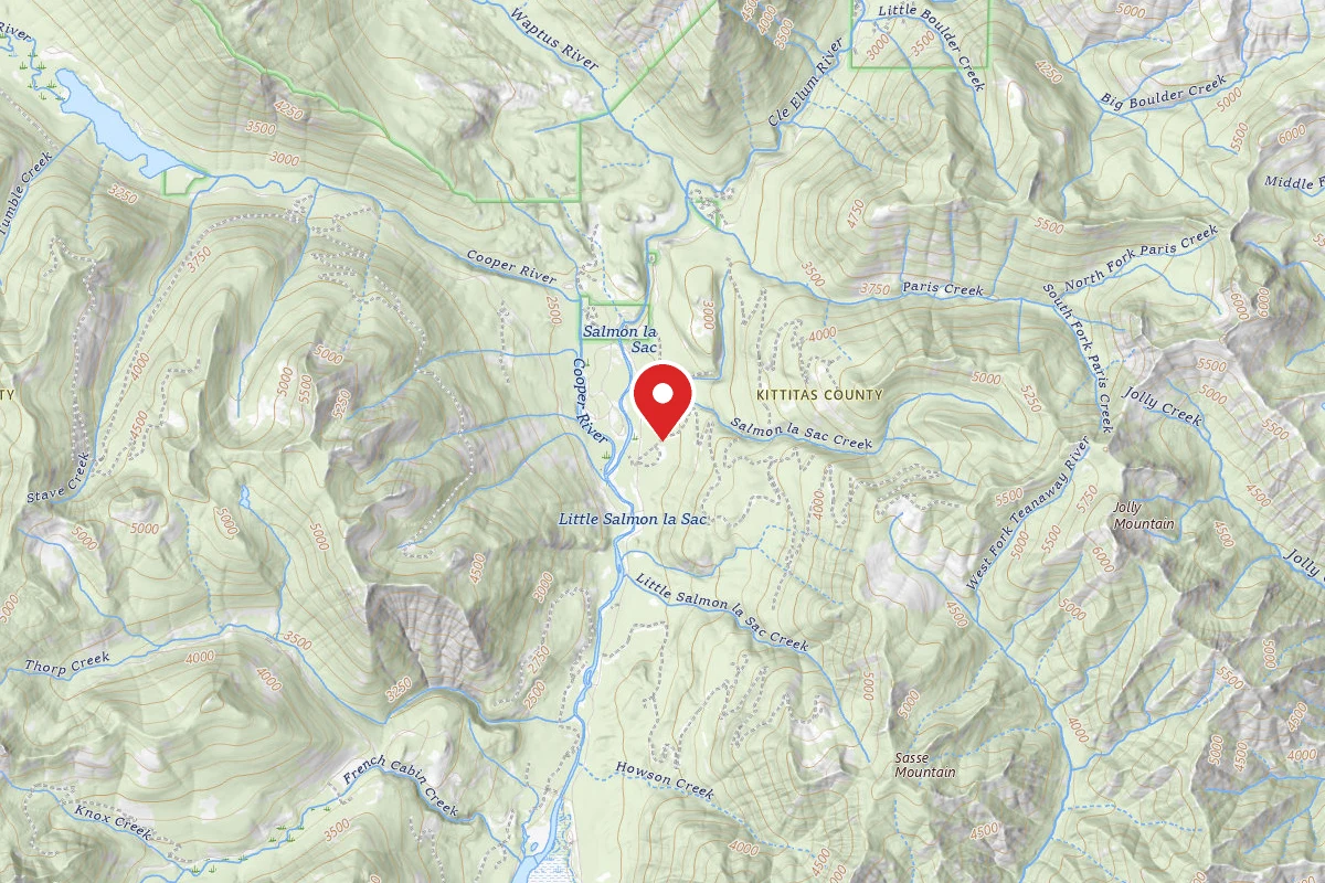 Dispersed near Salmon la Sac