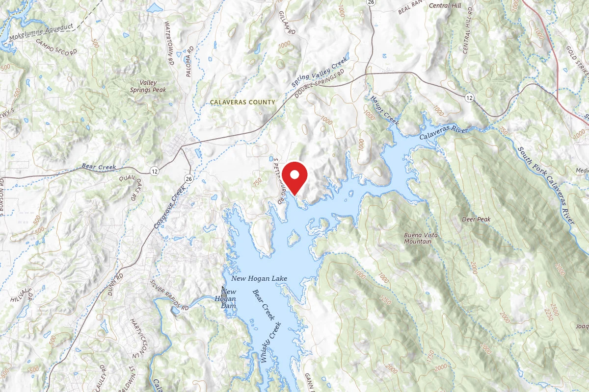COE New Hogan Lake Coyote Point Campground