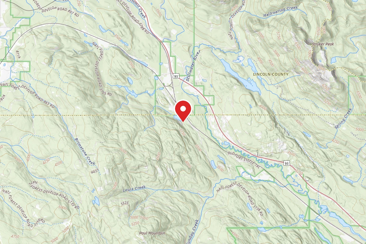 Kootenai Dispersed Campsite BLUE LAKE 2
