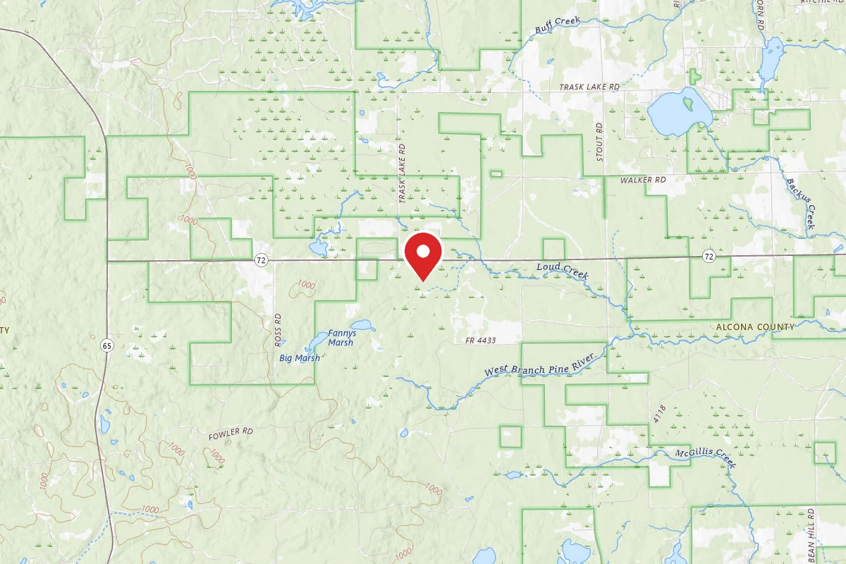 Reid Lake Backcountry Campsites