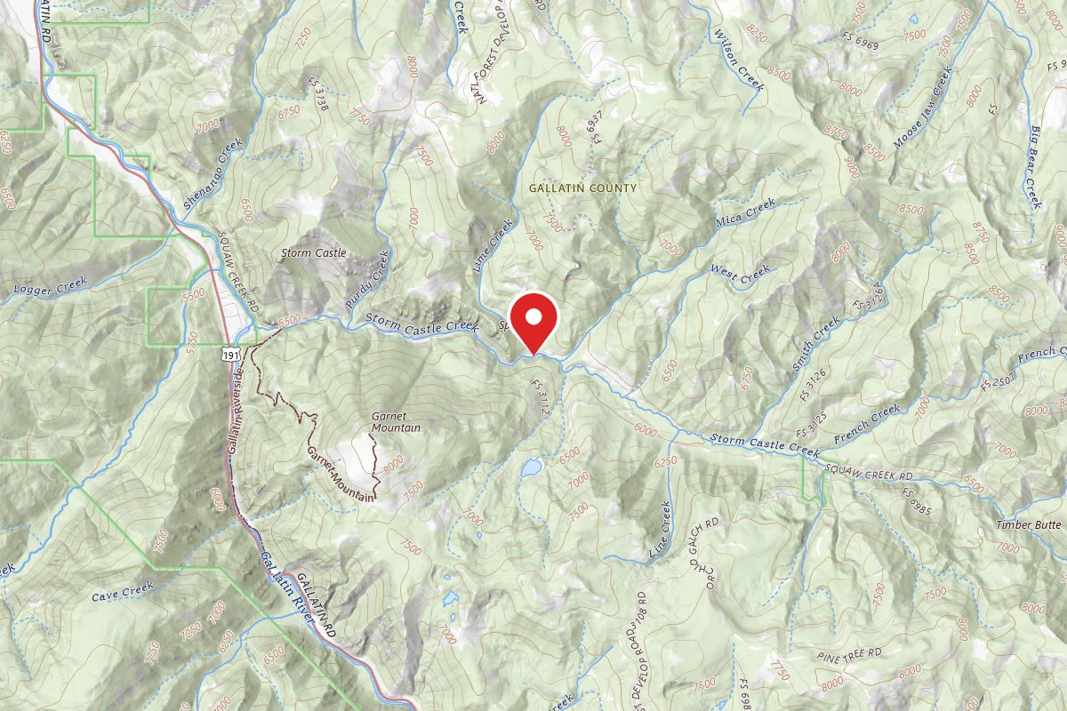 Custer Gallatin Dispersed Campsite FR132-02