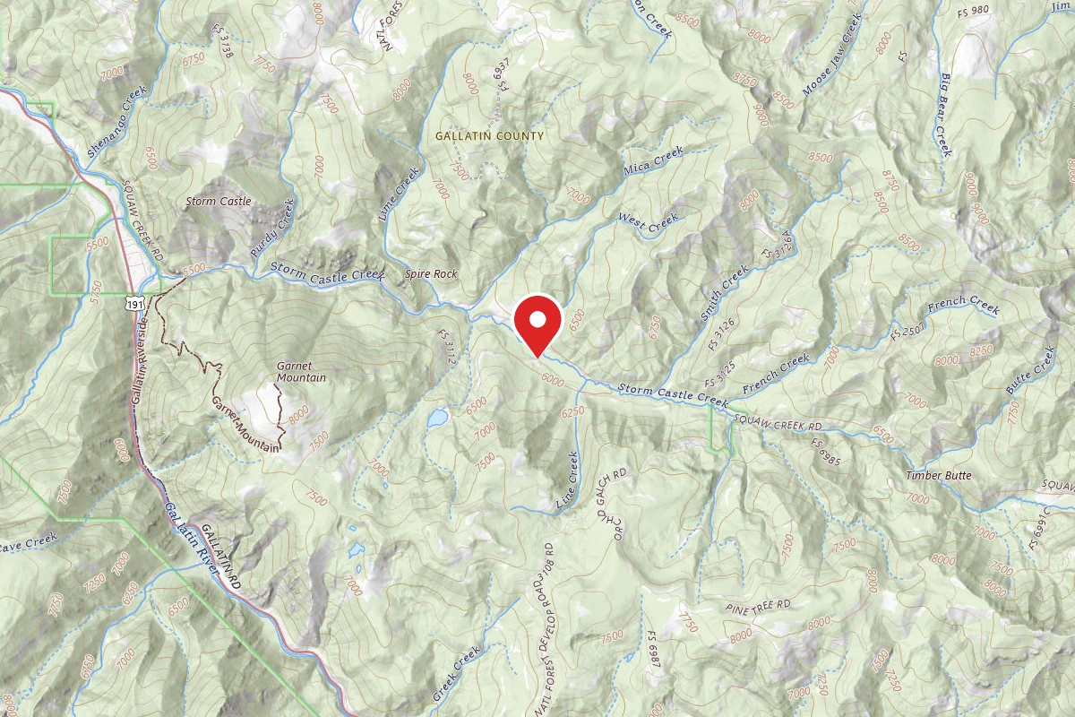 Custer Gallatin Dispersed Campsite FR 3112-01