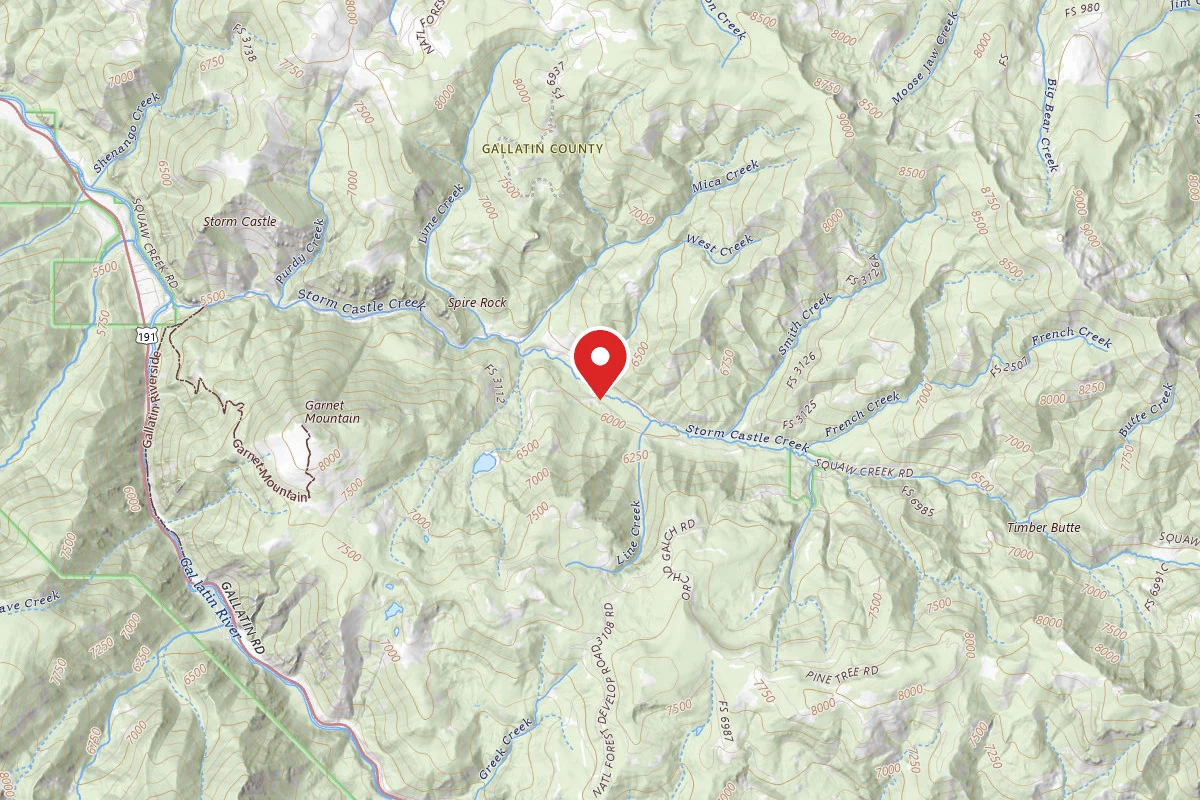 Custer Gallatin Dispersed Campsite FR3114-01