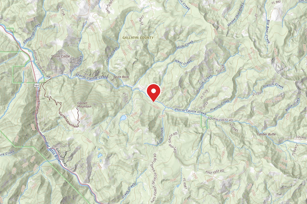 Custer Gallatin Dispersed Campsite FR3114-02