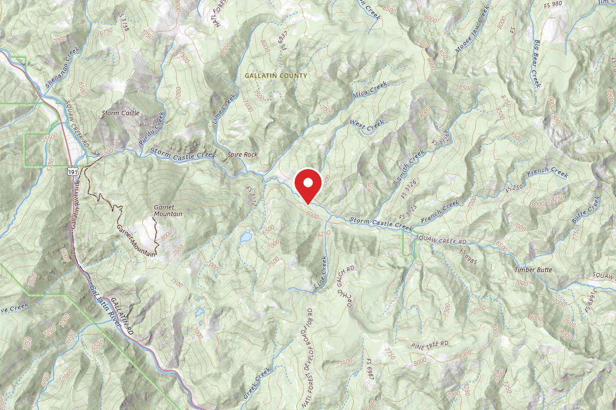 Custer Gallatin Dispersed Campsite FR3114-03