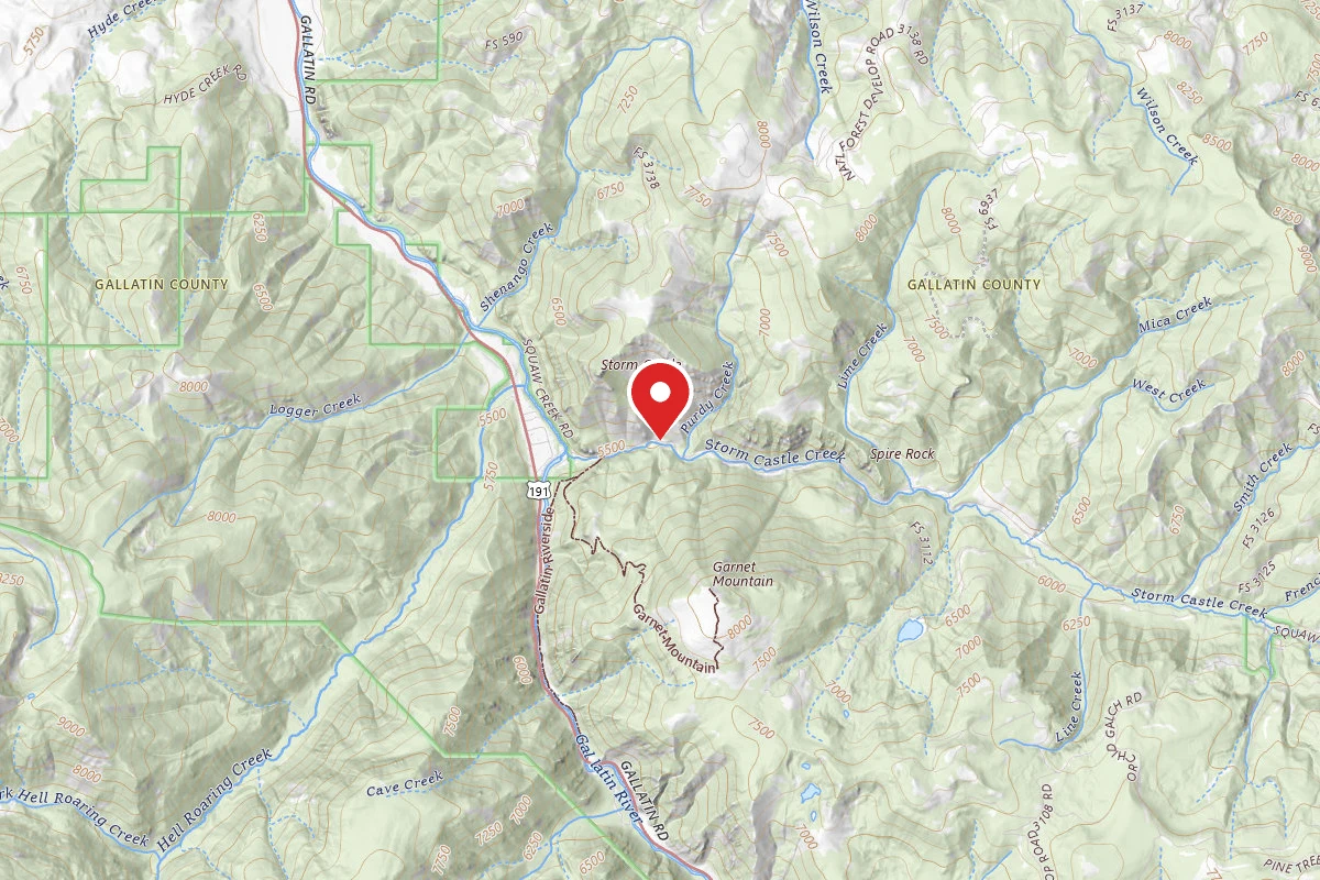 Custer Gallatin Dispersed Campsite FR 132-06