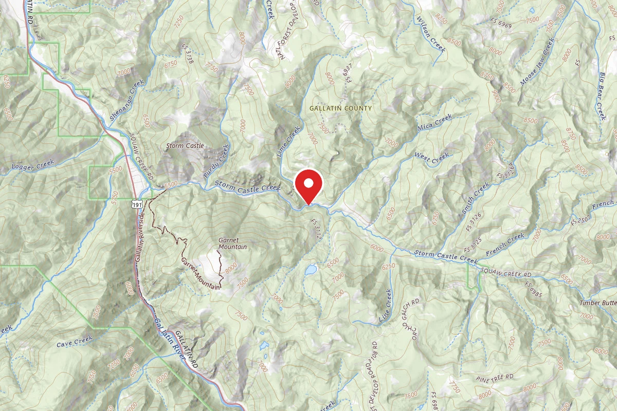 Custer Gallatin Dispersed Campsite FR132-07