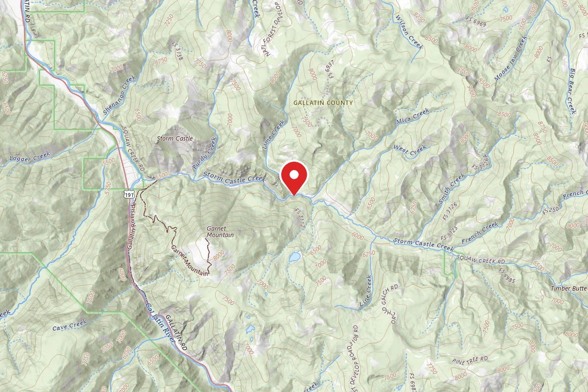 Custer Gallatin Dispersed Campsite FR132-08