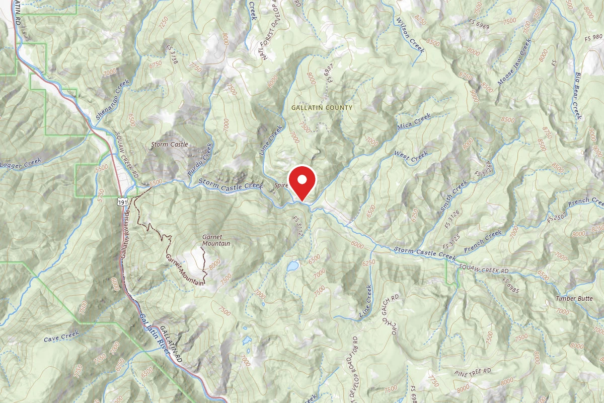 Custer Gallatin Dispersed Campsite FR 132-13