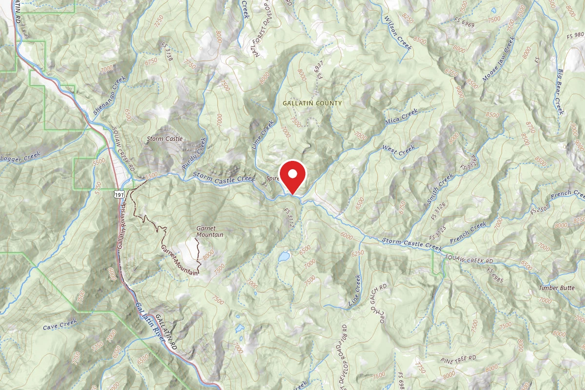 Custer Gallatin Dispersed Campsite FR132-14