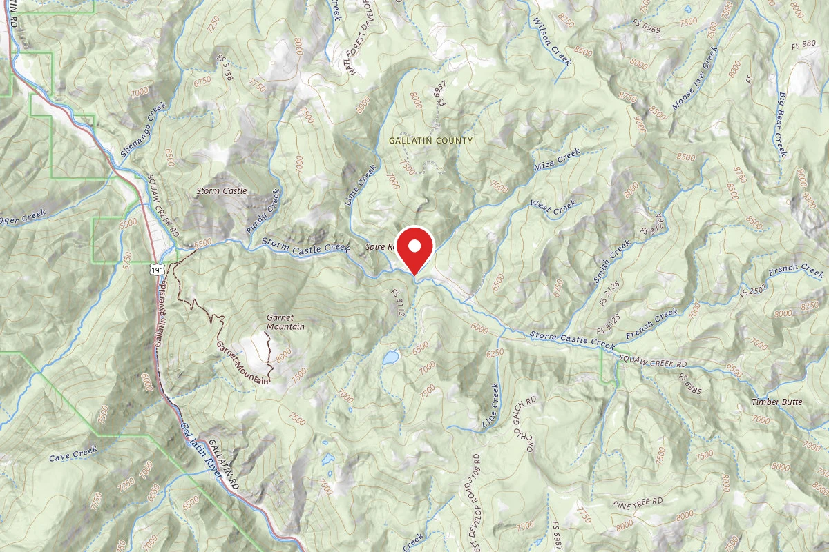 Custer Gallatin Dispersed Campsite FR132-16