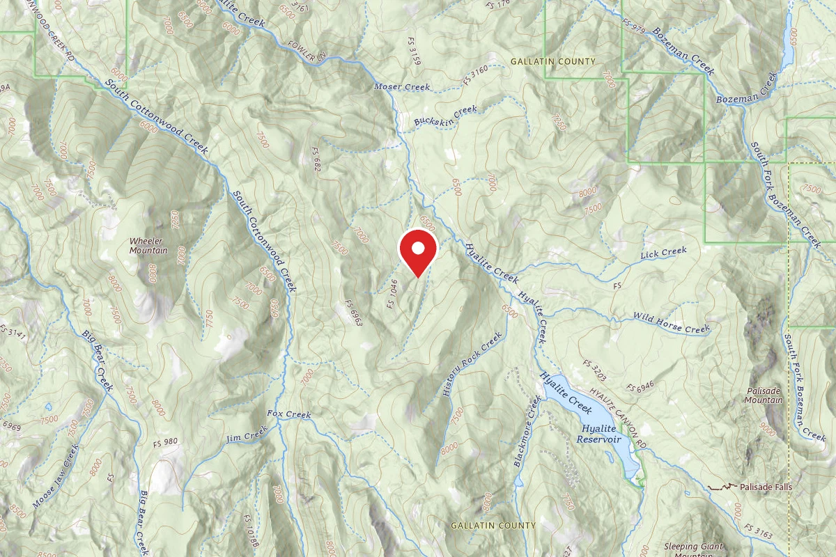 Custer Gallatin Dispersed Campsite FR 1046 LANGHOR ROAD 126