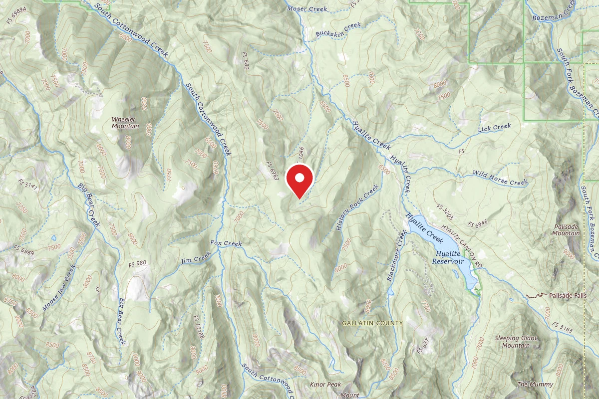 Custer Gallatin Dispersed Campsite FR 1046 LANGHOR ROAD 128