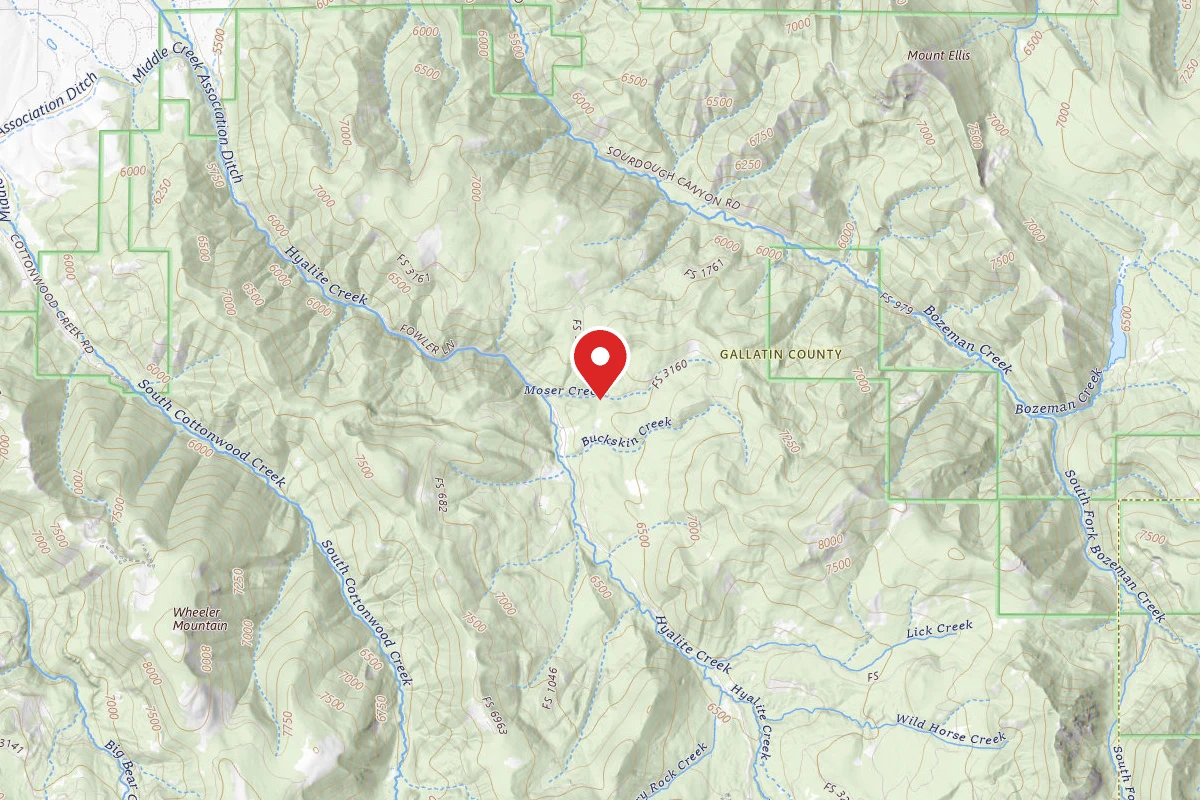 Custer Gallatin Dispersed Campsite FR 3160 MOSER ROAD 073
