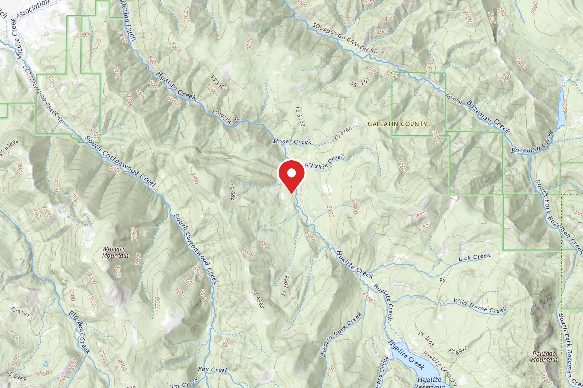 Custer Gallatin Dispersed Campsite FR 1046 LANGHOR ROAD 114C