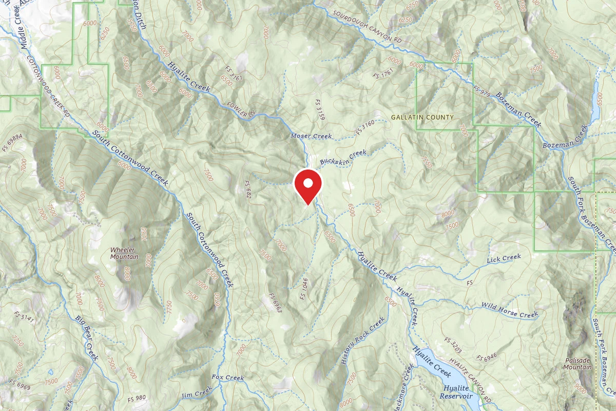 Custer Gallatin Dispersed Campsite FR 1046 LANGHOR ROAD 125