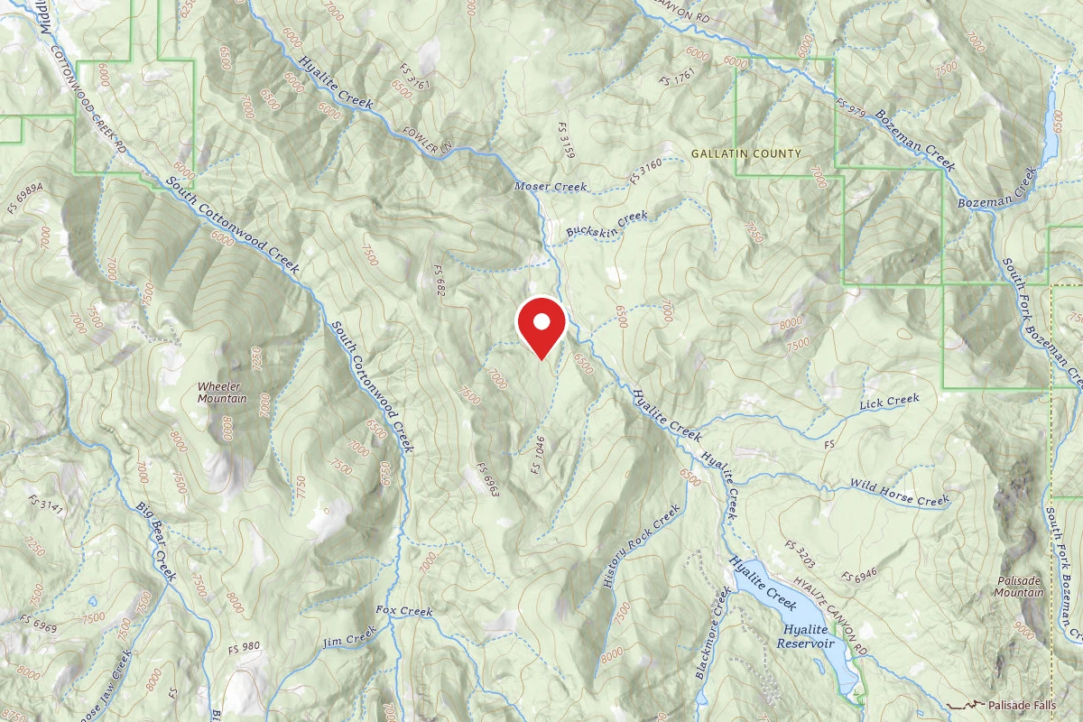 Custer Gallatin Dispersed Campsite FR 1046 LANGHOR ROAD 118