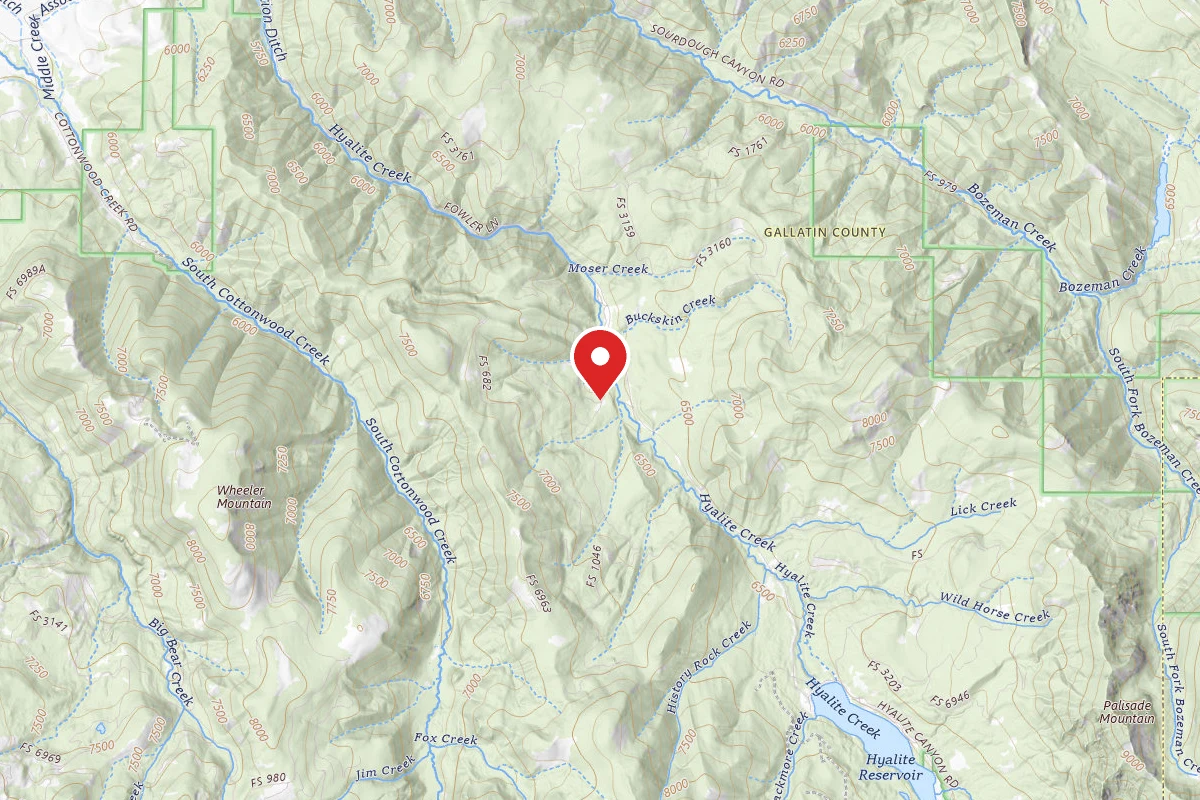 Custer Gallatin Dispersed Campsite FR 3164 LANGHOR ROAD LEAD MINE 115
