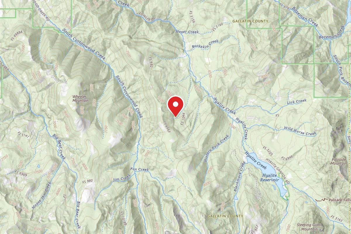 Custer Gallatin Dispersed Campsite FR 6963 COTTONWOOD RIDGE 161