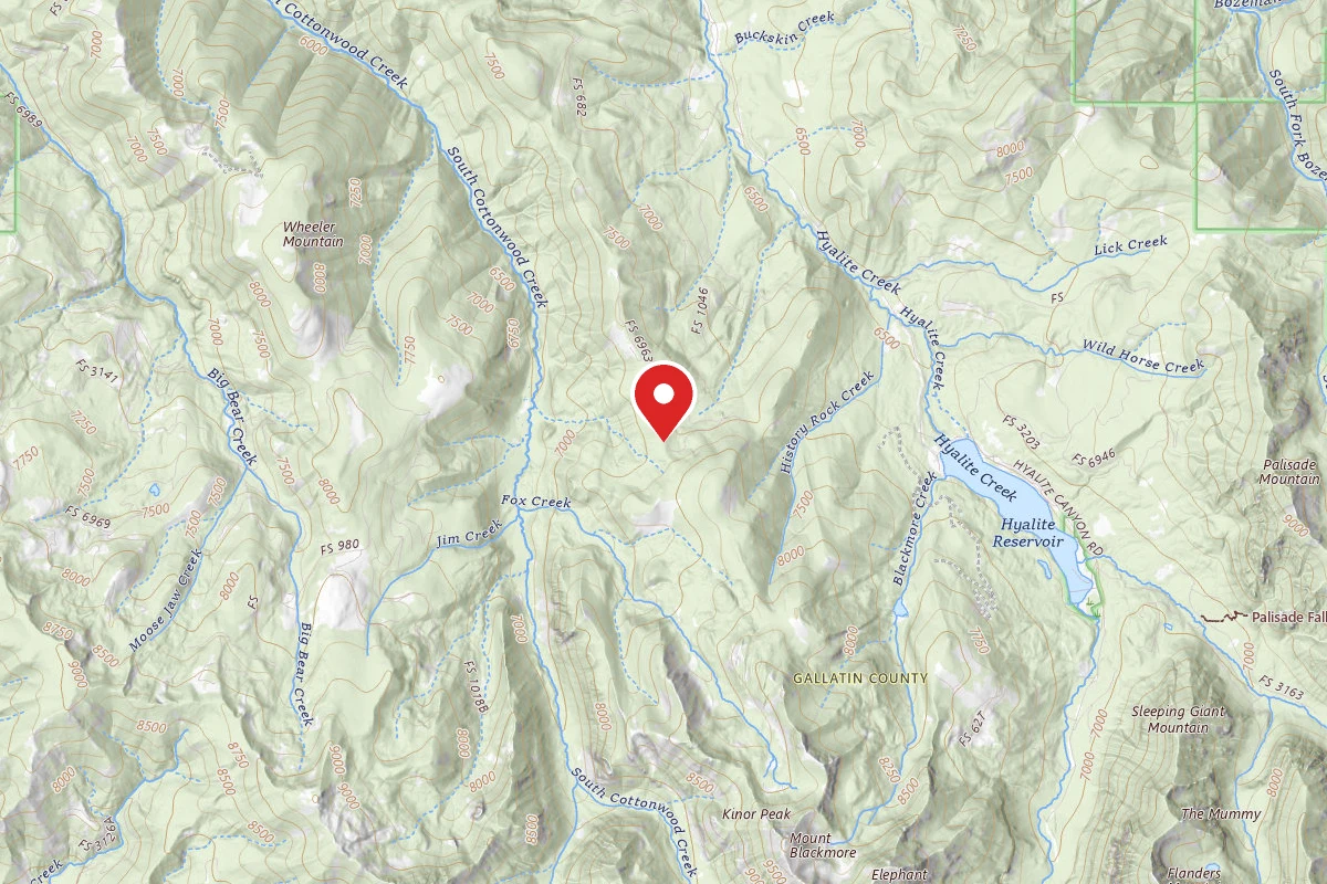 Custer Gallatin Dispersed Campsite FR 1046 END OF LANGOHR ROAD SITE 165