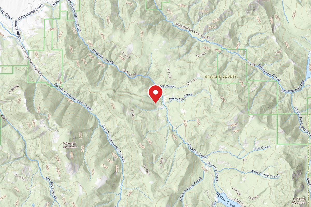 Custer Gallatin Dispersed Campsite FR 3164 LANGOHR LEAD MINE 156