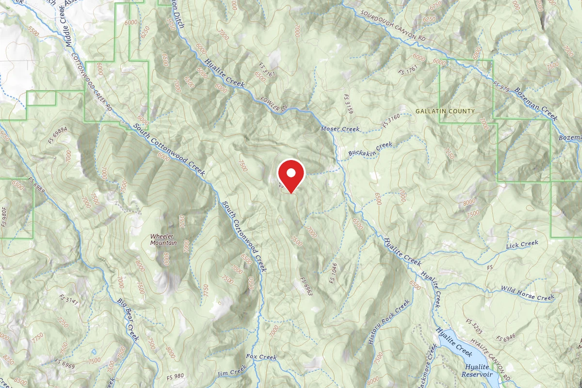 Custer Gallatin Dispersed Campsite FR 682 LANGOHR TOOLE PULLOUT 144
