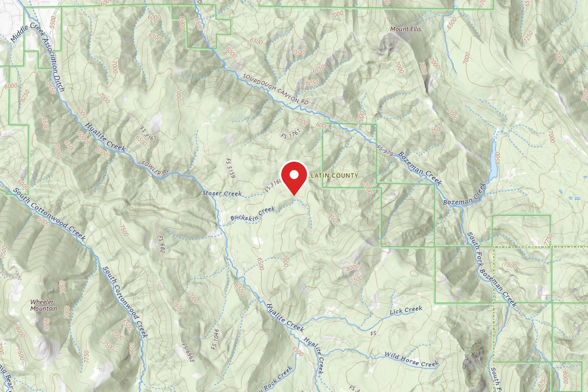 Custer Gallatin Dispersed Campsite FR 3160 MOSER CREEK ROAD 6211 087