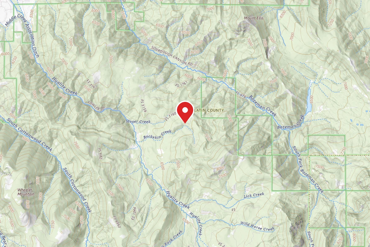 Custer Gallatin Dispersed Campsite FR 1783 OLDERSITE NEAR MOSER 6211JUNC 079